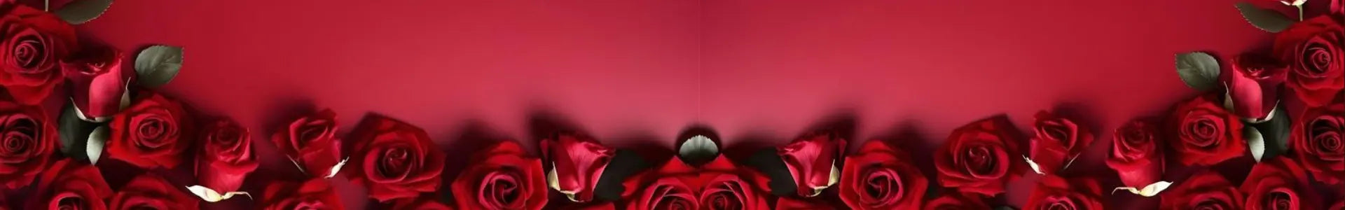 Collection of beautifully preserved red roses in UK