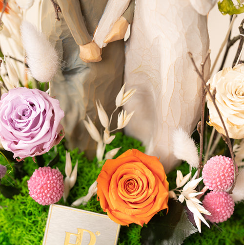 Diamond-Embellished Roses