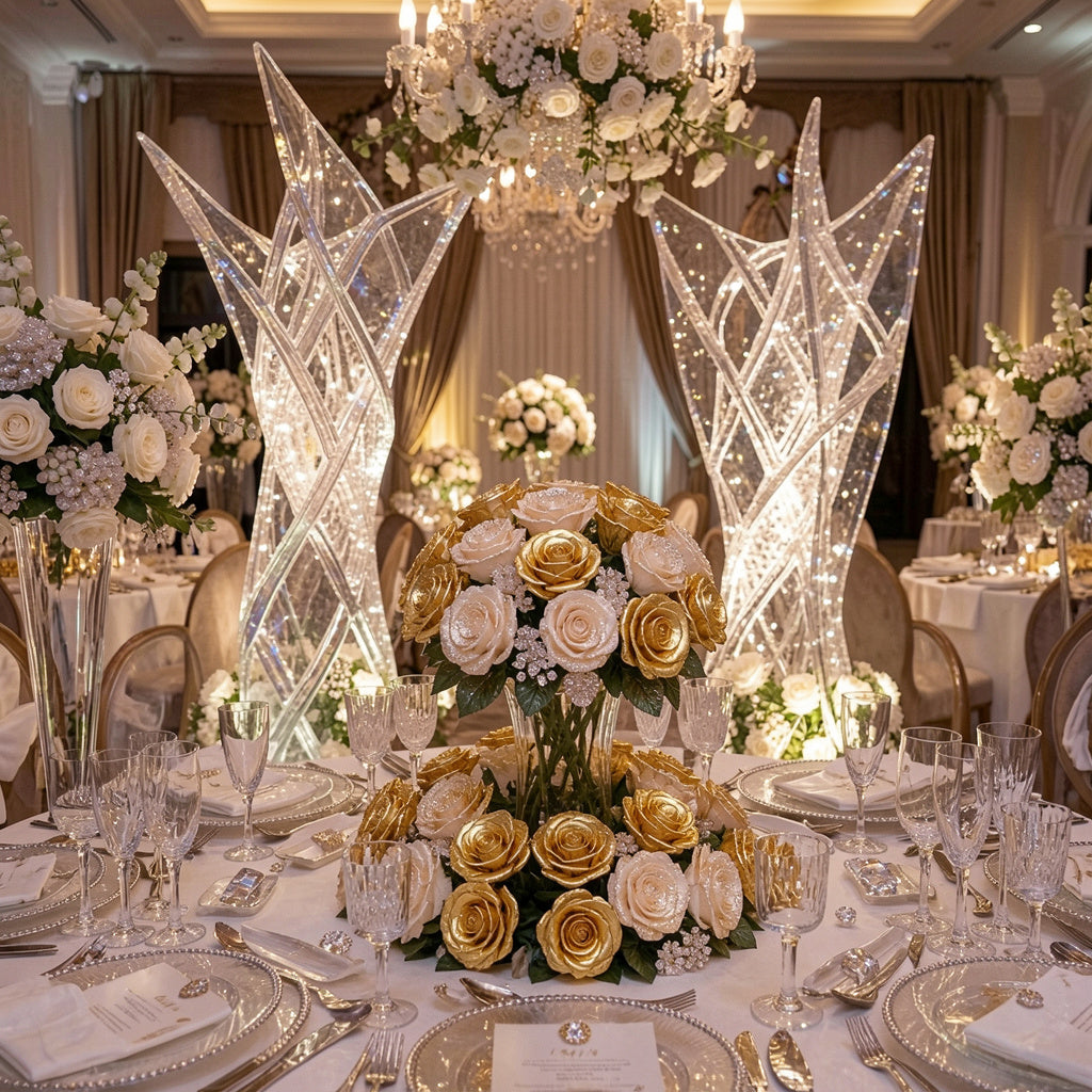 Gold Plated Roses