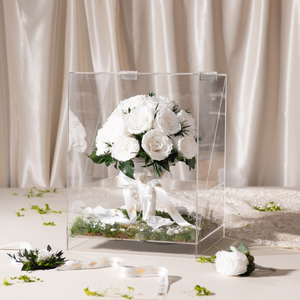 The Ceremonial White Bouquet - Endura Roses